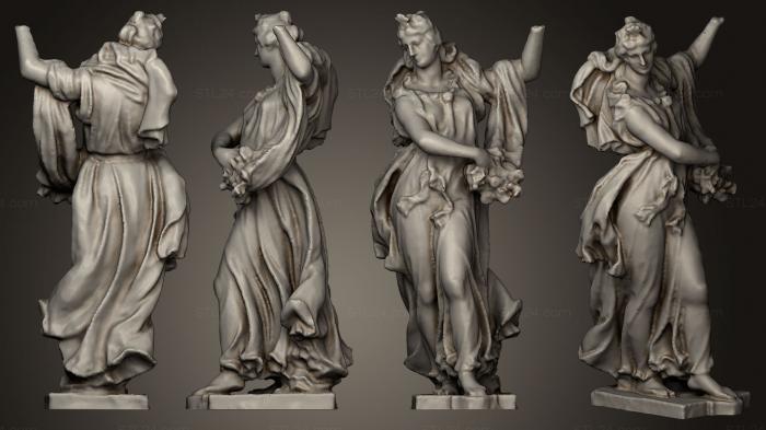 Статуи античные и исторические (Статуя 3, STKA_1288) 3D модель для ЧПУ станка